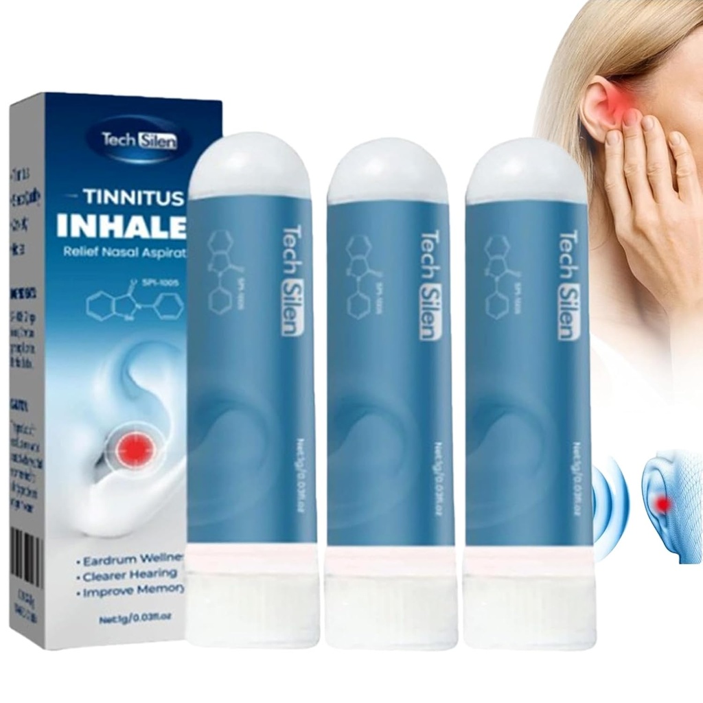 Tinnituse tehniliin, Tinnitus Inhaler, Tinnitus Inhaler, Tinnitus Relief Ringing Ears, Echoease Tinnitus Inhaler (3 tk)
