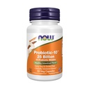 NOW Foods Supplements, probiootikum-10TM, 25 miljardit, 10 probiootilist tüve, piima, soja ja gluteenivaba, tüvi kontrollitud, 50 Veg kapslit