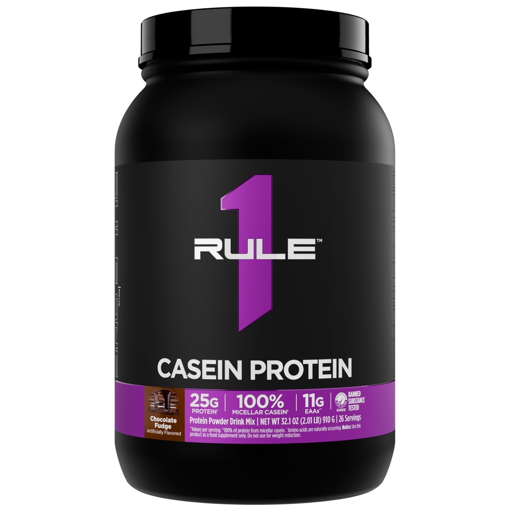 Reegel 1 Kaseiini valk - 25 g valku ja 11 g EAA-d ühe serveerimise kohta aeglaselt vabastavast Micellar kaseiinist üleöö taastamiseks ja püsivaks kohaletoimetamiseks söögikordade vahel (2 naela *, šokolaadipulk)