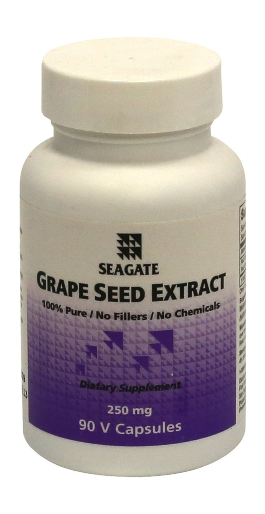 Seagate Products Grape Seed Extract Supplements 250mg, 90 Veg kapslid