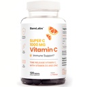 Aega vabastav C-vitamiin 1000 mg + D3-vitamiin 1000 RÜ + tsink 30 mg | Immuunsüsteemi tugi & kollageeni võimendus | Mitte-GMO, kogu päeva antioksüdant | 120 tabletti Super C