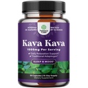 Kava Root Extract Supplement 1000mg - Kiire tegutsemine Taimne tugi Kavalactones tasakaalustatud meeleolu - Lõõgastav Calming kapslid stressi tugi ja parem uni - 15 Servings