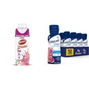 BOOST Breeze Clear Nutrition Drink, 9 g valku, 250 toitainerikast kalorit, Wild Berry, 8 fl oz & ensuree Vedel selge toitumisjook, 0g rasva, 8 g valku, mustika granaatõuna, 10 Fl Oz