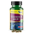 Ameerika meditsiini ja teaduse vitamiin E 400 IU (60 softgels) toidulisand, mis toetab südame tervist, soodustab tervislikku nahka, juukseid, silmi ja immuunsüsteemi | Dl-Alfa tokoferüülatsetaat geelkapslid