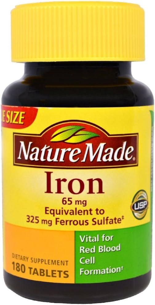 Nature Made Raud 65 mg tabletid 180 ea (3 pakendis)