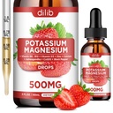 Kaaliummagneesiumtsitraadi lisand, vedel magneesiumtsitraat tilgub 500 mg koos ashwagandha, kaltsiumi, tsingi, vitamiiniga D3, B6, B12, CoQ10 - tugi rahulikkus ja luud ja lihased ja immuunsus Tervis Vegan 2 fl oz