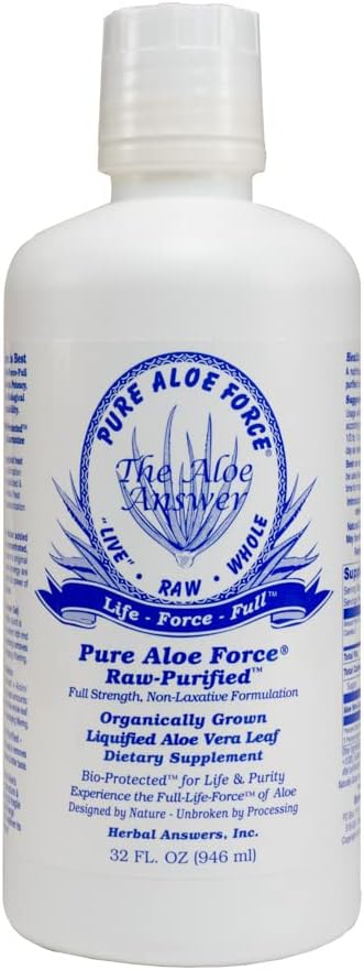 HERBALANSWERS Aloe Force - puhas Aloe Vera toidulisand, 32oz