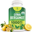Orgaaniline Citrus Bergamot Supplement - Ainult USDA, kardioloog Formuleeritud 200+ teaduslikud uuringud - 1000mg - patenteeritud ekstrakt, süda, kolesterool, ja Lipid - Itaalia Bergamot High Polyphenols 60caps