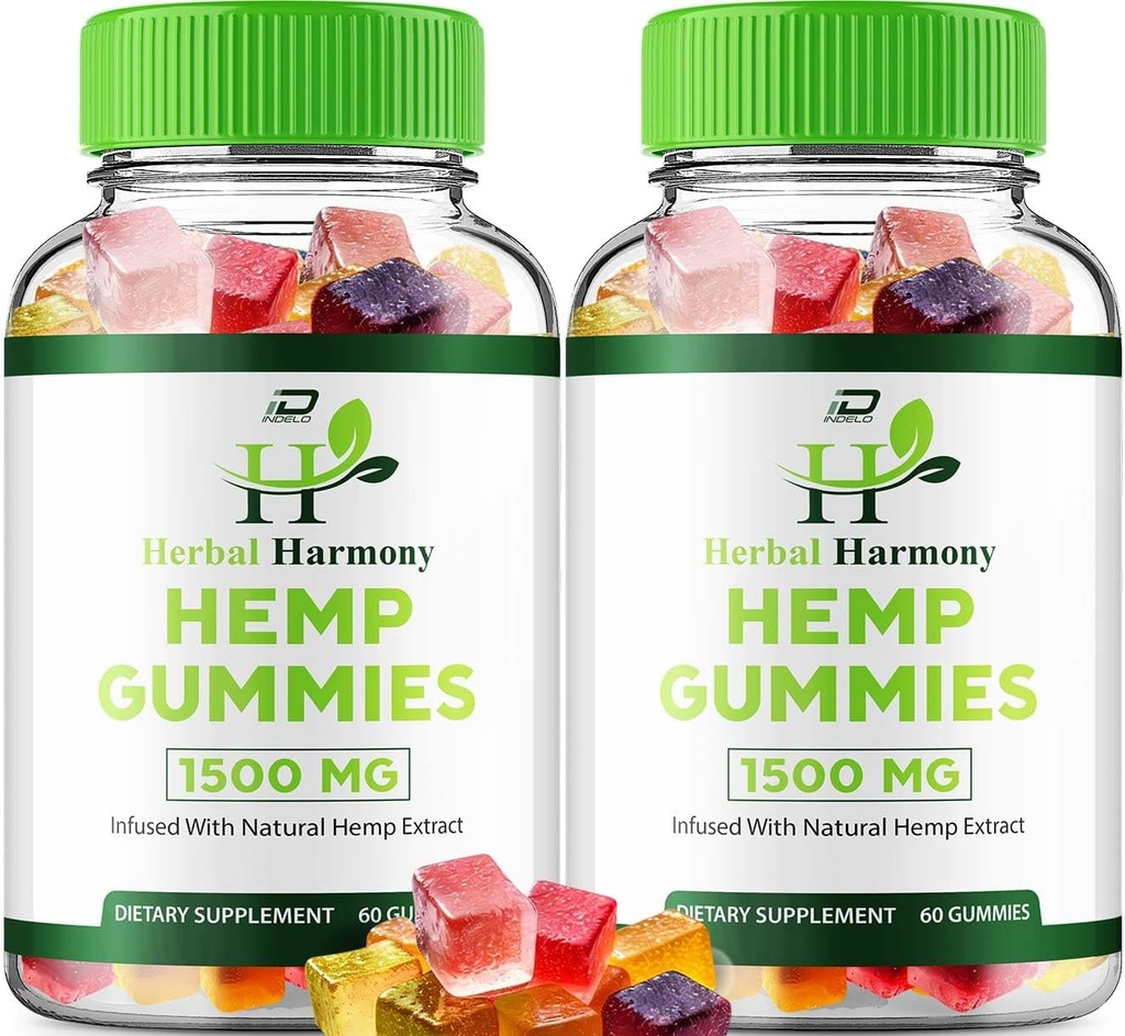 Herbal Harmony Gummies meestele ja naistele - Herbal Harmony Gummy, Herbal Harmony Infundeeritud Kanepi ekstrakti, Herbal Harmony Natural Kanepi Supplement Reviews (2 Pack - 120 Gummies)