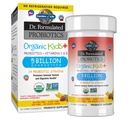 Aed Life Kids probiootikumid, Dr. Formulated Probiootikumid Orgaanilised lapsed + C & D-vitamiin, maasika banaan, Gluten Dairy & Soy Free Immune & seedetrakti tervise täiendus, 30 närimist (riiuli stabiilne)