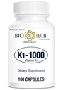 K1- 1000 ( K-vitamiin1) 100 kapslit - 3 pakendit - Bio- Tech Pharmacal