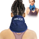 MR.ICE Neck Ice Pack Wrap vigastuste korduvkasutatav külm pakend - Gel Ice Pack kaelale ja õlgadele Plush backing - Külm kompress valu leevendamiseks, turse, spordi vigastused