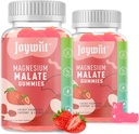 Magneesiummalaatkummid 1000mg | Magneesiummalaatlisand L-teaniini, CoQ10 ja B6-vitamiiniga | Suure tugevusega stressi leevendamine ja lihaste toetamine | Mitte-GMO, vegan, gluteenivaba | 120 Gummies