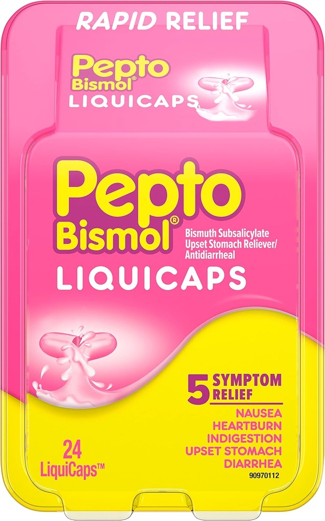 Pepto Kõhulahtisus Kõhulahtisuse vastased vedelikud - 24 ct
