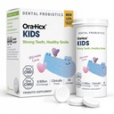 OraTicx Kids Hambaravi probiootikumid anti-Cavity + terved hambad ja igemed, 8 miljardit CFU Probiootikumid Suuõõne Tervis, Jogurt Flavor 1-PK