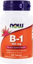 Nüüd toidud Vitamiin B-1 (tiamiin), 100 tabletti / 100 mg (pakk 2)