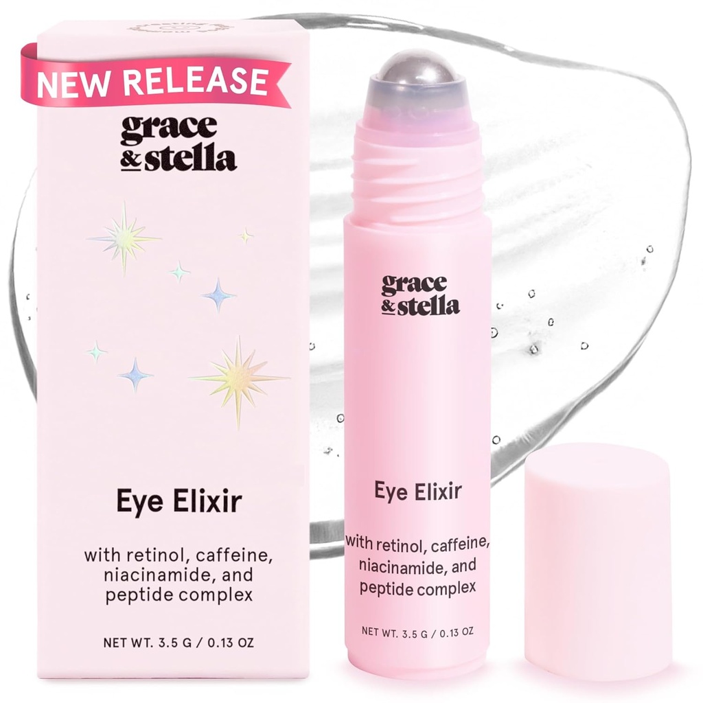 Grace & stella Under Eye Seerum - Retinol & Kofeiini silma seerum turse, tumedad ringid, kortsud - Vegan Skincare