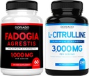 Fadogia Agrestis Extract (60 Count) Maksimaalne tugevus - sportlik jõudlus ja lihasmassi toetus ja L tsitrulliin (240 Count) L Arginiin ja lämmastikoksiid treeningute läbiviimiseks - Vegan & USA Made