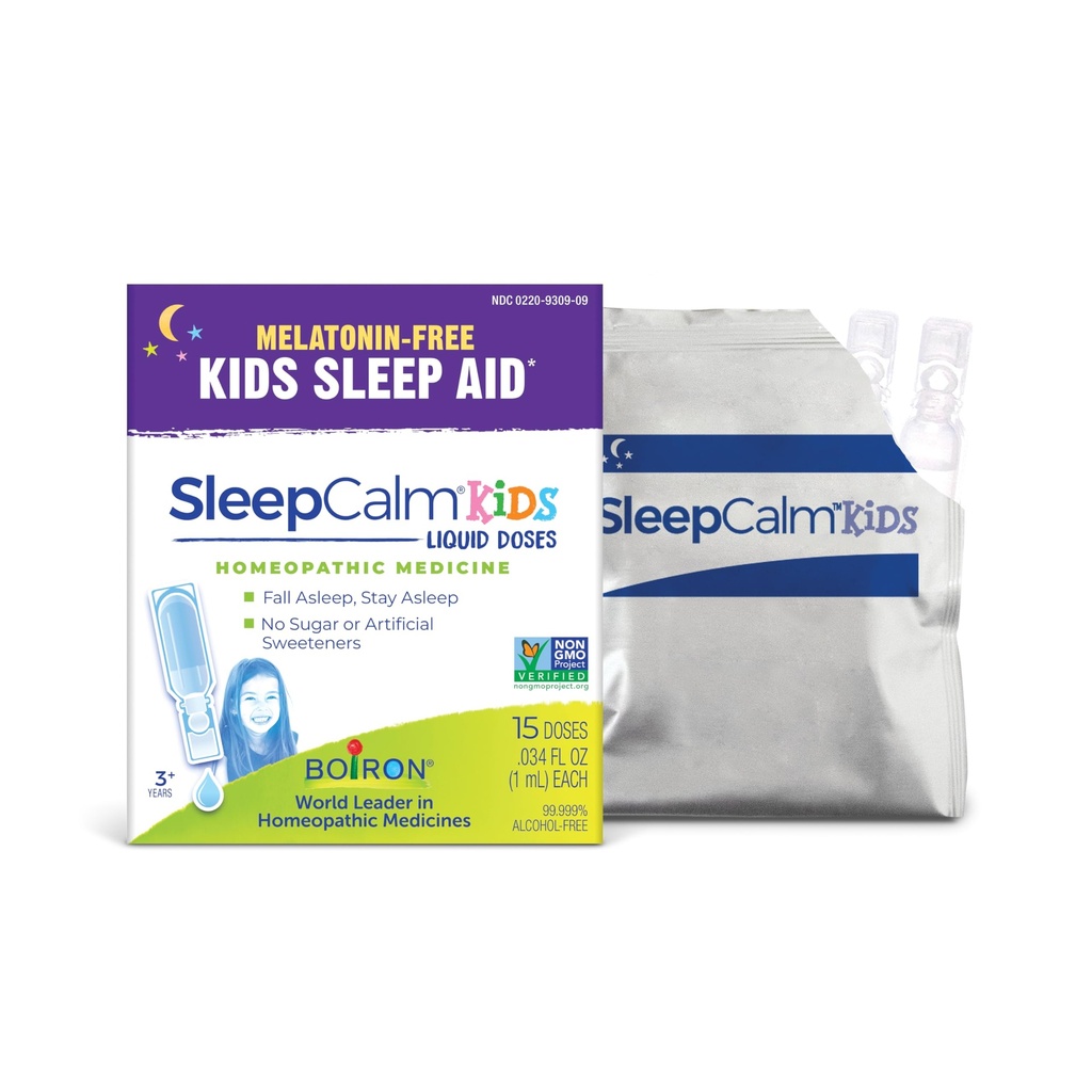 Boiron SleepCalm Kids Vedelad annused Uneabi sügavaks, lõõgastavaks, rahutuks öiseks uneks - melatoniinivaba ja mitte-harjumuste kujundamine - 15 loend
