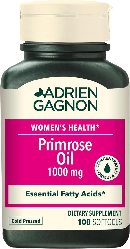 Adrien Gagnon - Õhtune primaarõli 1000 mg, premenstruaalse sündroomi jaoks - 100 loend