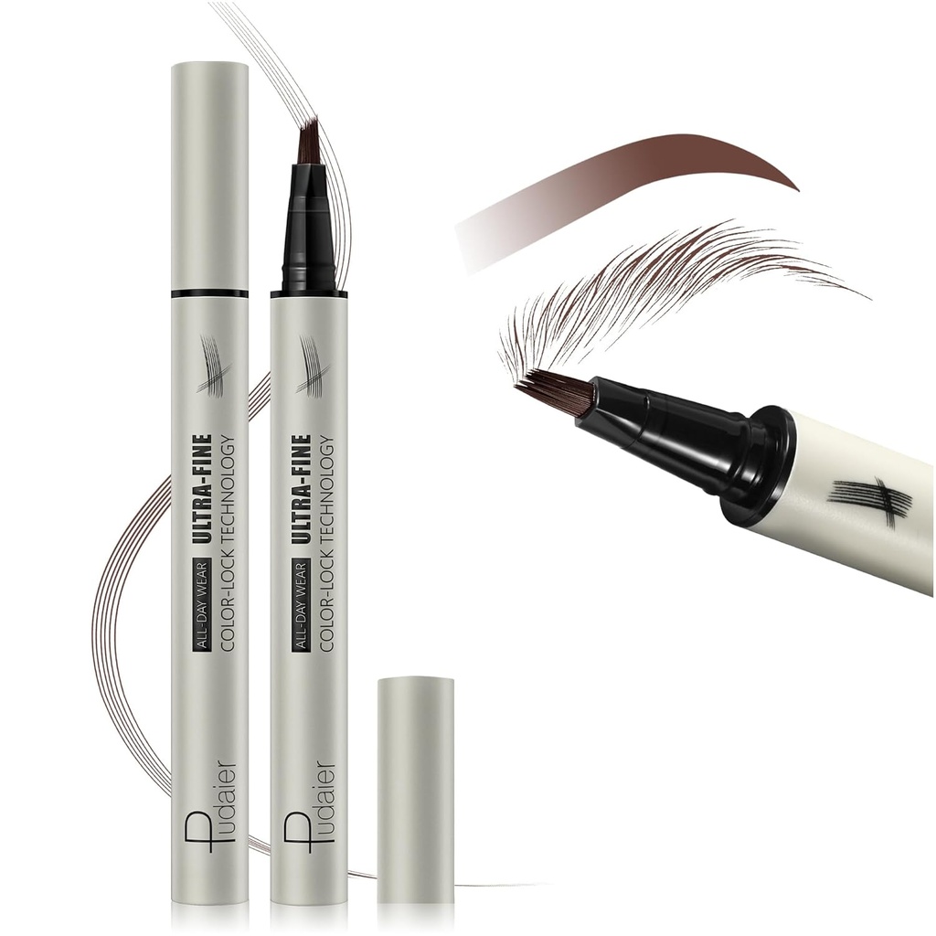 Microblading Kulmupliiats , Vedel Magical Multi-Tip Kulmupliiatsid naistele , Veekindel Kulmupliiats looduslikule kulmule , Long Lasting Brows Meik Pen