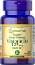Puritan's Pride Vitamiin D3, 5000 IU, 100 Count