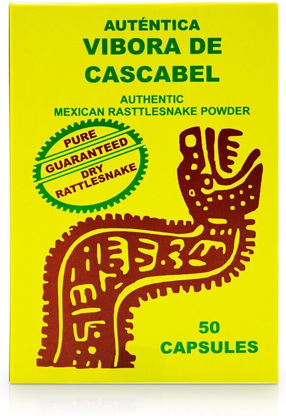 Generic Vibora de Cascabel kapslid Suukaudne ravi Nahahooldusvahendid & Acne 50 kapslid