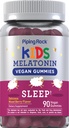 Piping Rock Kids Melatoniin Gummies | 1mg | 90 Count | Supplement for Children | Mix Berry Flavor | Vegan, Non-GMO, Gluteenivaba