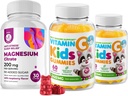 C-vitamiini kummid 120 loevad lastele ja täiskasvanutele 240 mg ja magneesium 200 mg kummid - immuunsuse toetamine Madala suhkrusisaldusega närimiskummi vitamiinid väikelastele, kellel on magneesiumivabad närimiskummid lastele ja täiskasvanutele