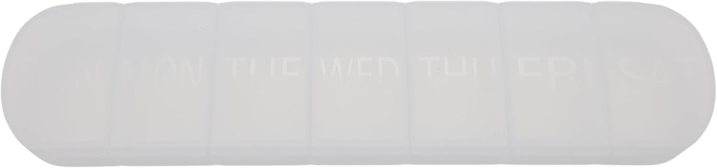 7 päeva nädalas Pill AM PM Korraldaja, ShysTech Suur Pill Case Box 1 kord päevas pillid / ravimid / toidulisandid / Vitamiin (Selge)