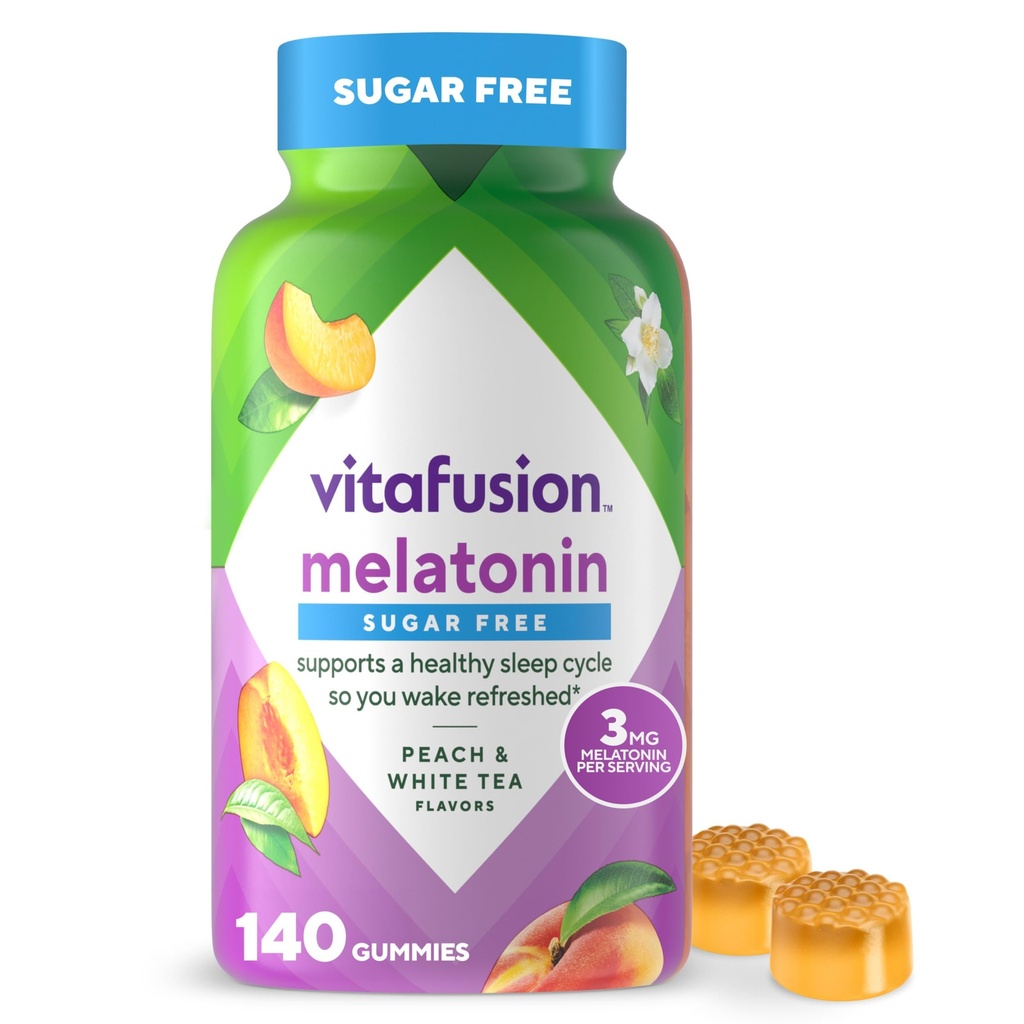 Vitafusioon Melatoniin Kummi vitamiinid, 140 loend (pakk 1)
