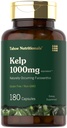 Tahoe Nutritionals Kelp Supplement Capsules | 1000mg | 180 Count | Non-GMO & Gluteenivaba ekstrakt