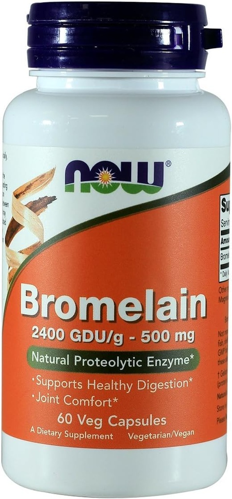 Bromelain 2400 GDU , 500 mg , 60 kapslit ( 2 pakendis )