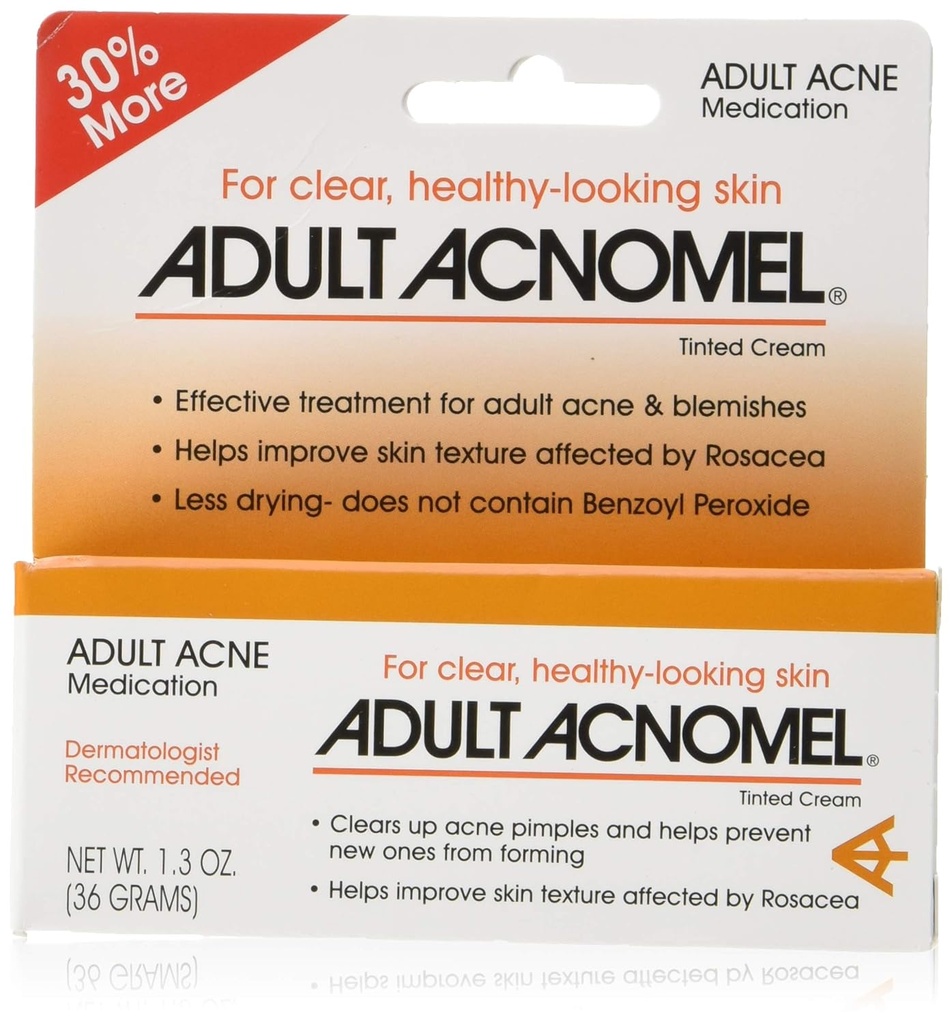 Täiskasvanud Acnomel Acne ravim 1, 3 Oz (pakk 2)