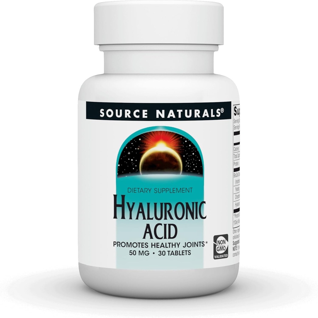 Allikas Looduslik hüaluroonhape, 50 mg, 30 tabletti