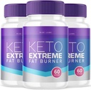 Raize laborid Keto Extreme kapslid, Keto Extreme Fat Burner Supplement, Keto Extreme for Total Body Health, Keto Extreme Maximum Strength Formula (180 kapslit) (pakk 3)