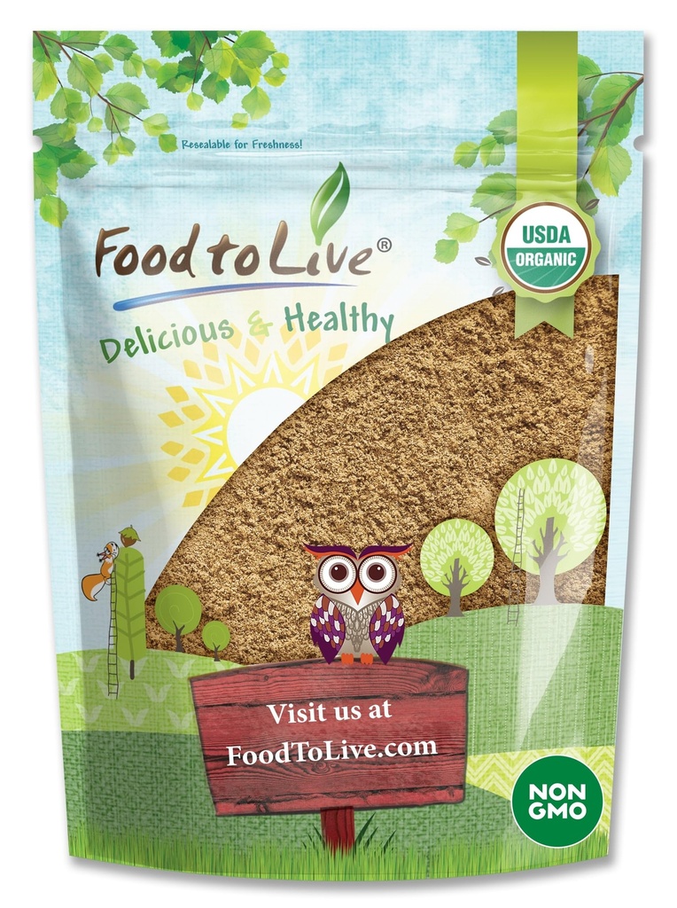 Food to Live - Organic Freeze-Dried Camu Camu Powder, 8 Ounces – Non-GMO, Kosher, Raw, Vegan Superfood, Bulk, Non-Irradiated, Pure, Great for Baking and Drinks