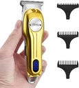DSP Habeme trimmer meestele, juhtmeta juukselõikusharjad, näo juuste trimmer habeme ja mustuse trimmimiseks, professionaalne juukselõikuskomplekt meestele laetav LED-ekraan (kuldne)