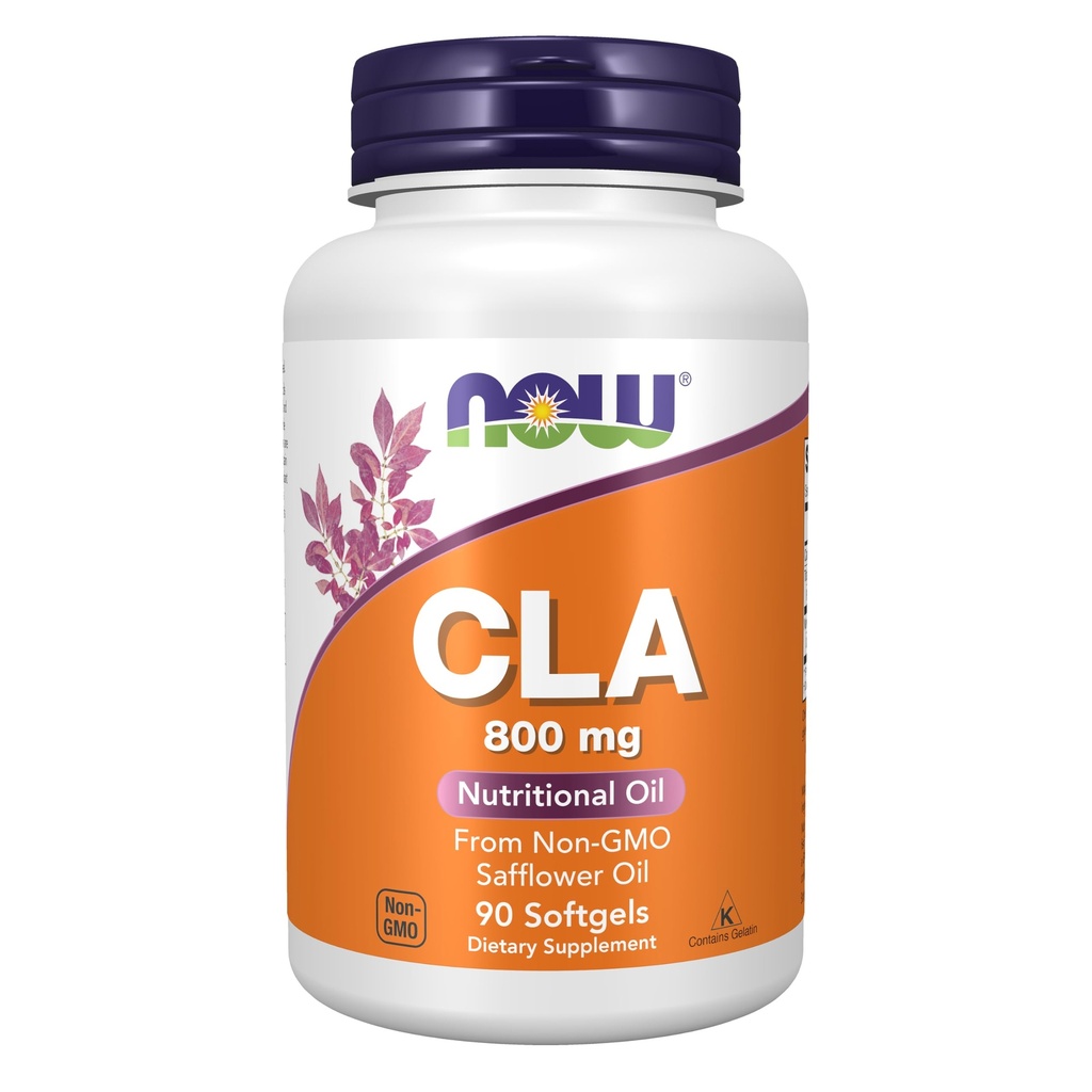 NOW Supplements, CLA (konjugeeritud linoolhape) 800 mg, toiteõli, 90 Softgels