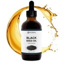 Zatural Black Seed Oil Nigella Sativa Külmpressitud Köömneõli Seedimine, Nahk, Aju, Immuun, Liigesed Ja Rohkem (4 Fl Oz)