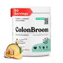 ColonBroom Psyllium Husk Pulber stevia (troopilised puuviljad) - Colon Cleanse puhumiseks Relief & Soolestiku Tervis - Colon Broom Fiber Pulber jook - Vegan Fiber Powder Stevia Supplement, 50 Servings