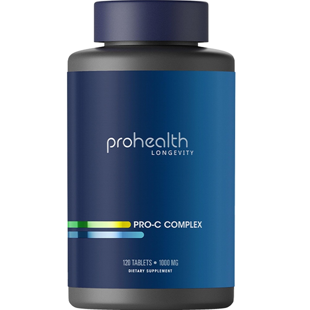 ProHealth Pro-C ComplexTM (1000 mg, 120 tabletti) (C-vitamiin koos bioflavonoididega, Acerola, Rose HIPS ja Rutin)