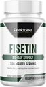 Probase Nutrition Fisetin Senolytic Supplement 100mg kõrge potentsi 60-päevane pakkumine raku tervisele