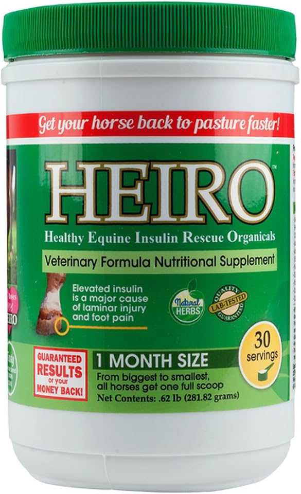 Heiro Tervislik Hobuste Hobuste Insuliiniresistentsus Pääste Orgaanika 30, 40, 60, 90 või 180 päeva varu