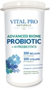 Vital Pro Naturals - Advanced Biome Probiotic Plus Prebiootikumid 30 kapslit