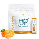 Cellutrex® H2O elektrolüüdid – elektrolüütide pulbri joogisegu, nullsuhkur, loodusliku soola hüdraadi pakendid taastumiseks ja heaoluks, oranž, 20 pulka