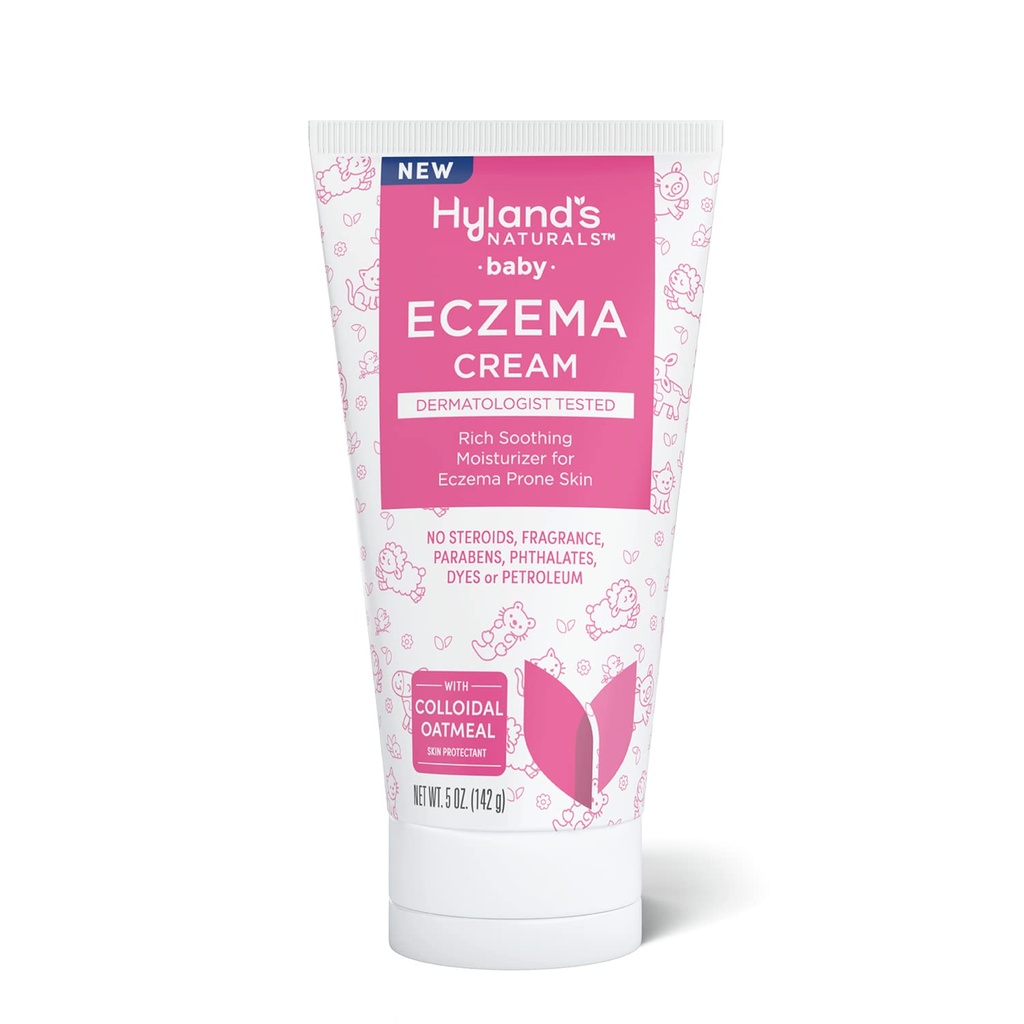 Hyland's Baby Eczema Cream, Rich rahustav niisutaja ekseemile kalduv nahk, kolloidse kaerajahuga, 5 untsi