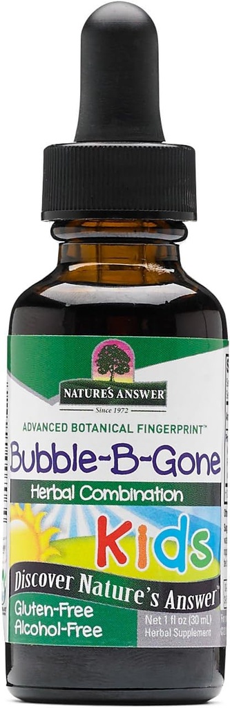 Looduse Vastus - Kid-Bubble-B-Gone, 1oz Alkoholivaba Külma Gaasi Vabastamine Imikutel Ja Lastel
