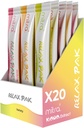 Mitra9 Kava Powder RelaxPak - Variety Pack Kava Extract Powder Packets | Mood Enhancer | Plant Based | Promotes Natural Calm & Clarity | Easy Open Single Serving Stick (20)