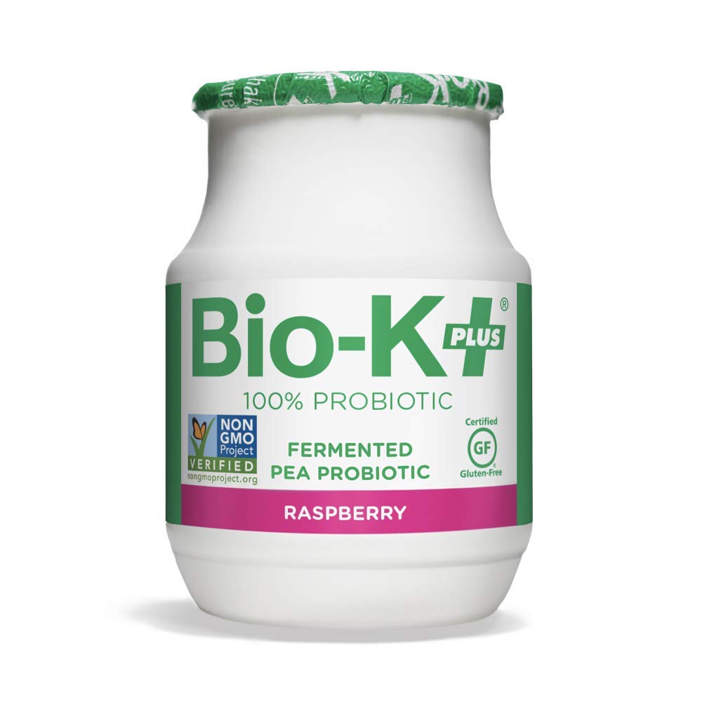 Bio-K Plus Orgaaniline Vaarika Fermenteeritud Pea probiootikum 6 Pack, 3,5 Fz